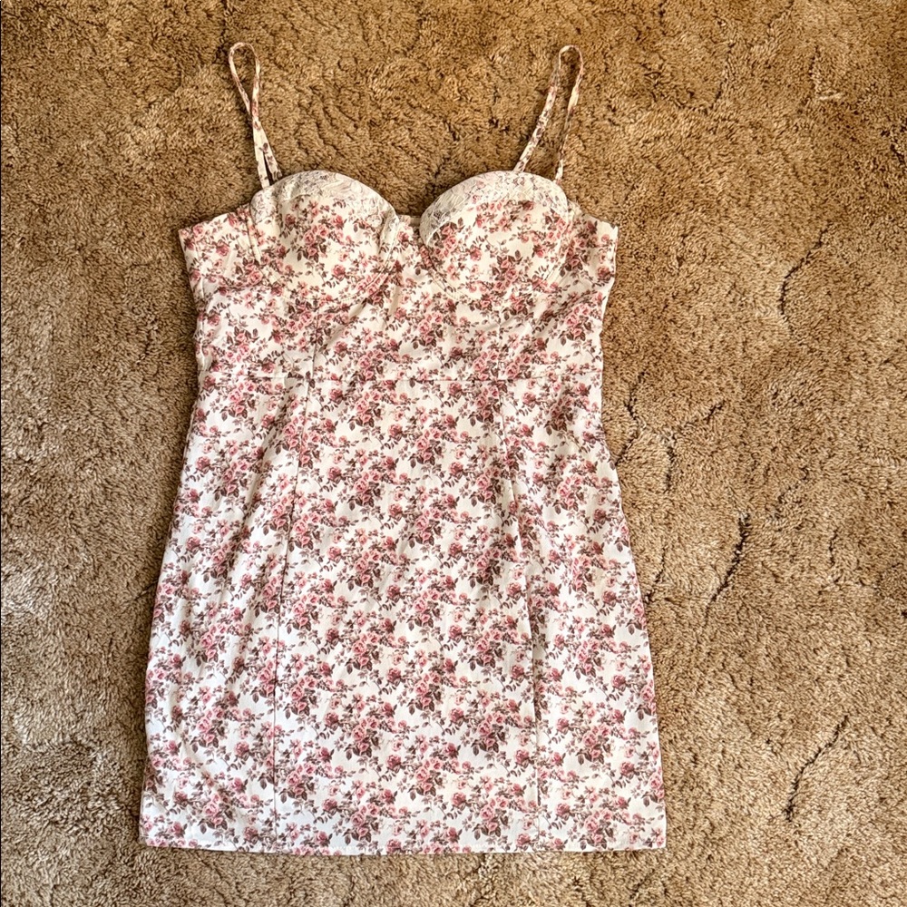 Floral Spaghetti Strap Dress Windsor Size Large